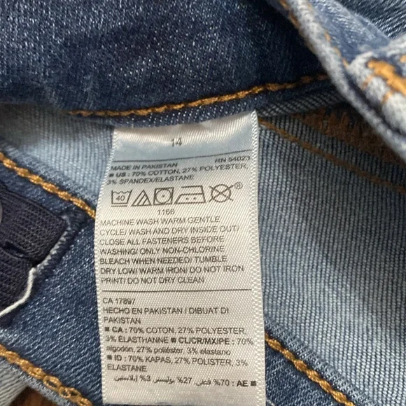 Girls size 14 bundle 2 pair jeggings - Picture 4 of 9